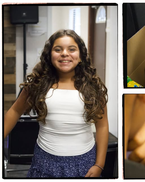 Una participante de Fuente Junior en la iglesia